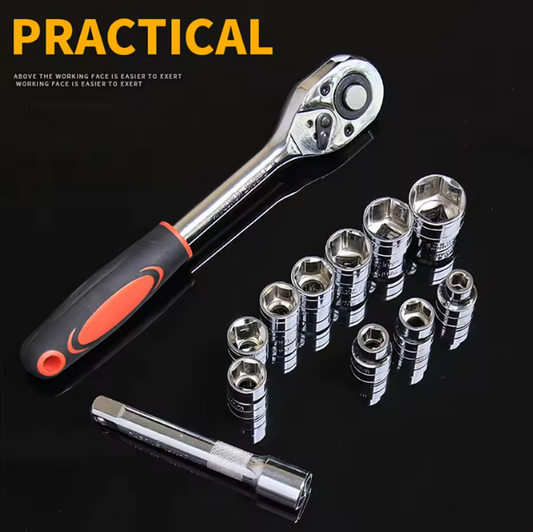 Wrench Socket Set With Extension Rod
